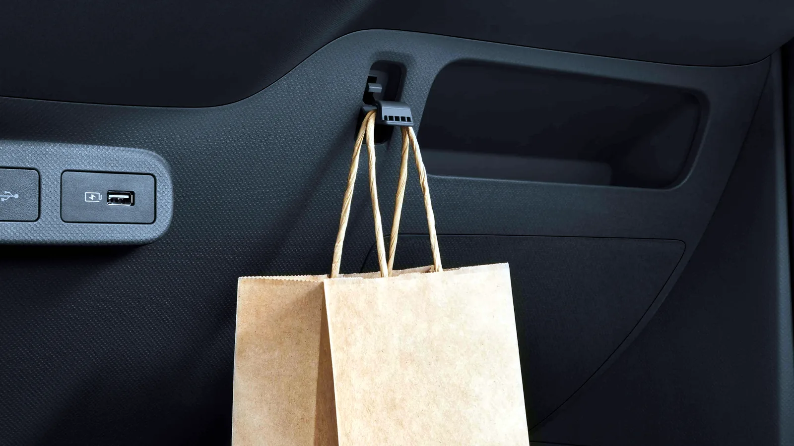 Door storage compartment