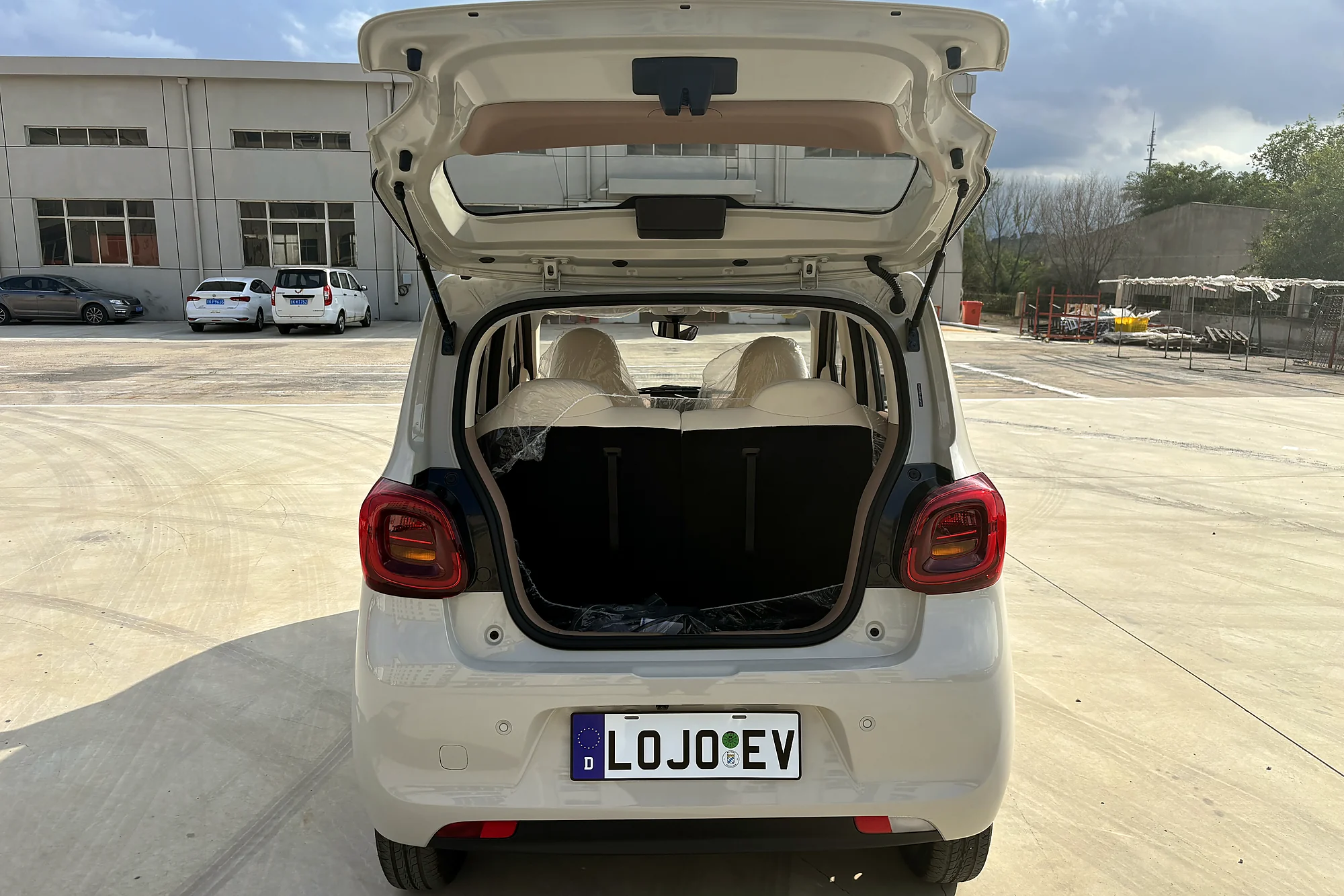 Tailgate open — accessory mounting points